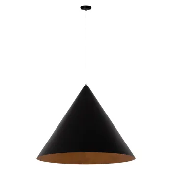 Sigma Vesuvio fekete-réz függesztett lámpa (SIG-41045) E27 3 izzós IP20