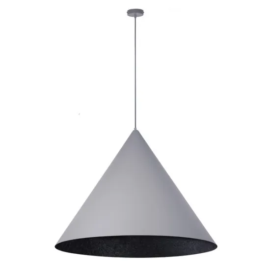 Sigma Vesuvio szürke-fekete függesztett lámpa (SIG-41054) E27 1 izzós IP20