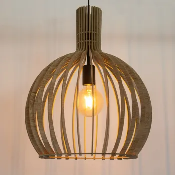 Sigma Winter barna-fekete függesztett lámpa (SIG-40954) E27 1 izzós IP20