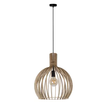 Sigma Winter barna-fekete függesztett lámpa (SIG-40954) E27 1 izzós IP20