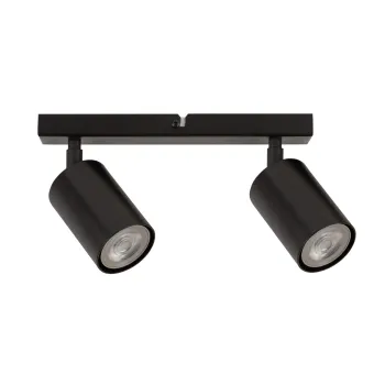 Sigma Zoom fekete mennyezeti spotlámpa (SIG-33310) GU10 2 izzós IP20