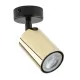 Sigma Zoom fekete-sárgaréz mennyezeti spotlámpa (SIG-33506) GU10 1 izzós IP20