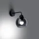 Sollux Alino 1 fekete fali lámpa (SOL-SL.1139) E27 1 izzós IP20