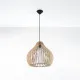 Sollux Aprilla natúr-fekete függesztett lámpa (SOL-SL.0639) E27 1 izzós IP20