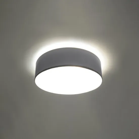 Sollux Arena 35 szürke mennyezeti lámpa (SOL-SL.0122) E27 2 izzós IP20
