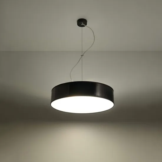Sollux Arena 45 fekete függesztett lámpa (SOL-SL.0118) E27 3 izzós IP20