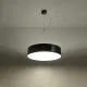 Sollux Arena 45 fekete függesztett lámpa (SOL-SL.0118) E27 3 izzós IP20