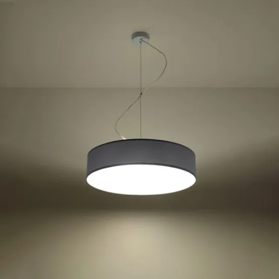 Sollux Arena 45 szürke függesztett lámpa (SOL-SL.0119) E27 3 izzós IP20