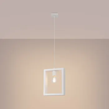 Sollux Aries fehér függesztett lámpa (SOL-SL.1312) E27 1 izzós IP20