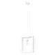 Sollux Aries fehér függesztett lámpa (SOL-SL.1312) E27 1 izzós IP20