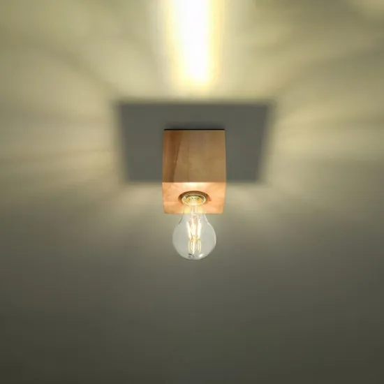 Sollux Ariz natúr mennyezeti lámpa (SOL-SL.0675) E27 1 izzós IP20