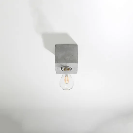 Sollux Ariz szürke mennyezeti lámpa (SOL-SL.0681) E27 1 izzós IP20