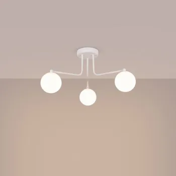 Sollux Astral 3 fehér mennyezeti lámpa (SOL-SL.1659) G9 3 izzós IP20