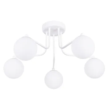 Sollux Astral 5 fehér mennyezeti lámpa (SOL-SL.1660) G9 5 izzós IP20