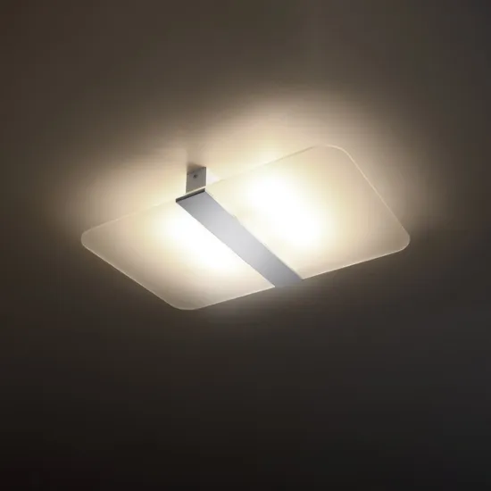 Sollux Azalia króm-fehér mennyezeti lámpa (SOL-SL.1007) G9 4 izzós IP20