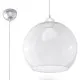 Sollux Ball átlátszó függesztett lámpa (SOL-SL.0248) E27 1 izzós IP20
