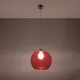 Sollux Ball piros függesztett lámpa (SOL-SL.0253) E27 1 izzós IP20