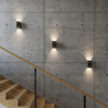 Sollux Blocco fekete fali lámpa (SOL-SL.0478) G9 1 izzós IP20