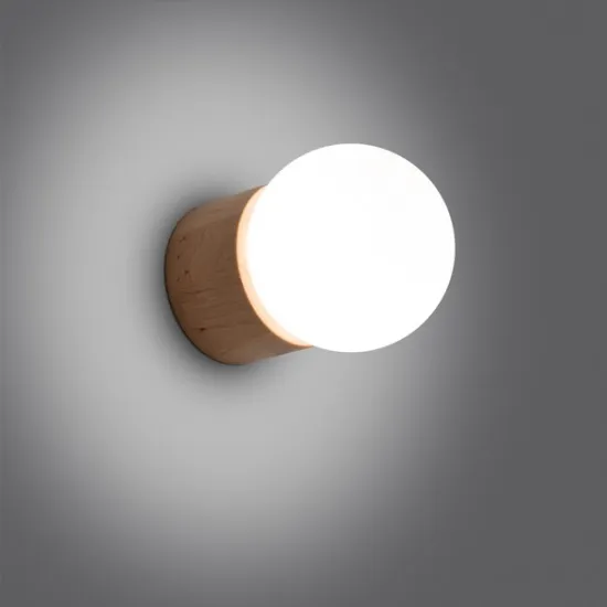 Sollux Boomo natúr-fehér fali lámpa (SOL-SL.1192) G9 1 izzós IP20