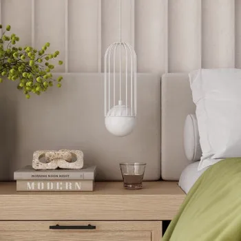 Sollux Brina 1 fehér függesztett lámpa (SOL-SL.1331) G9 1 izzós IP20