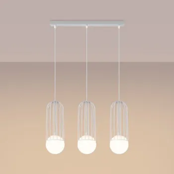 Sollux Brina 3L fehér függesztett lámpa (SOL-SL.1333) G9 3 izzós IP20