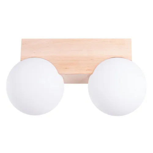 Sollux Bulbo 2 fehér-natúr mennyezeti lámpa (SOL-SL.1683) G9 2 izzós IP20