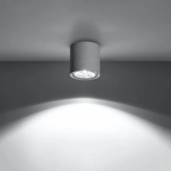 Sollux Cullo szürke mennyezeti lámpa (SOL-SL.0645) GU10 1 izzós IP20