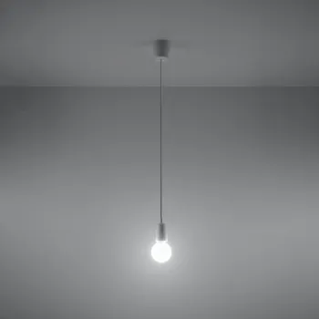Sollux Diego 1 fehér függesztett lámpa (SOL-SL.0569) E27 1 izzós IP20