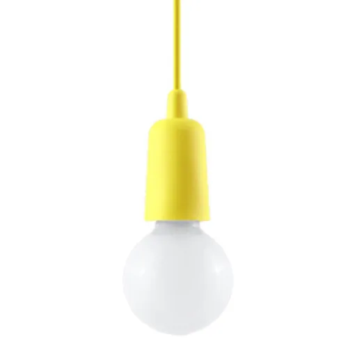 Sollux Diego 1 sárga függesztett lámpa (SOL-SL.0578) E27 1 izzós IP20