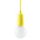 Sollux Diego 1 sárga függesztett lámpa (SOL-SL.0578) E27 1 izzós IP20