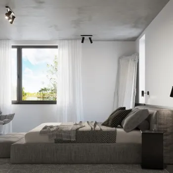 Sollux Direzione 2 fekete mennyezeti lámpa (SOL-SL.0500) GU10 2 izzós IP20