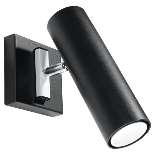 Sollux Direzione fekete falikar (SOL-SL.0498) GU10 1 izzós IP20