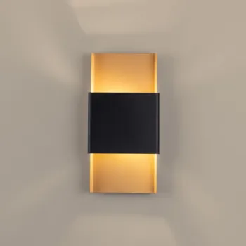 Sollux Durlin fekete-arany fali lámpa (SOL-SL.1354) G9 2 izzós IP20