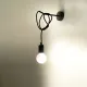 Sollux Edison fekete falikar (SOL-SL.0373) E27 1 izzós IP20