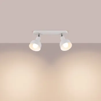 Sollux Elba 2 fehér mennyezeti lámpa (SOL-SL.1314) E27 2 izzós IP20