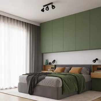 Sollux Elba 3 fekete mennyezeti lámpa (SOL-SL.1318) E27 3 izzós IP20