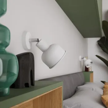 Sollux Elba fehér falikar (SOL-SL.1313) E27 1 izzós IP20