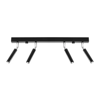 Sollux Eyetech 4 fekete mennyezeti lámpa (SOL-SL.0900) G9 4 izzós IP20