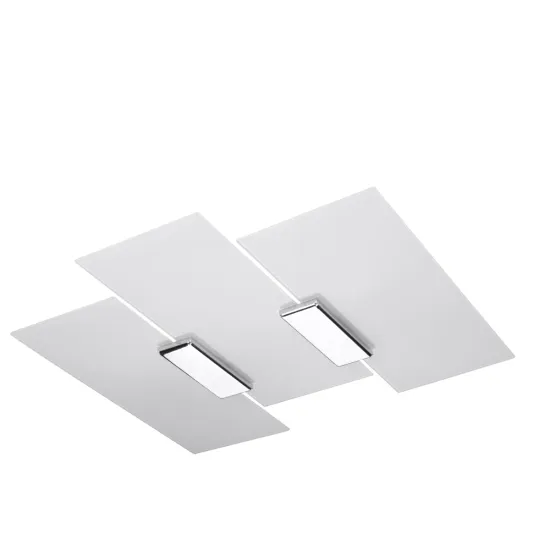 Sollux Fabiano króm-fehér mennyezeti lámpa (SOL-SL.0198) E27 3 izzós IP20
