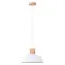 Sollux Fano fehér-natúr függesztett lámpa (SOL-SL.1321) E27 1 izzós IP20