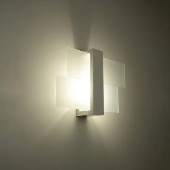 Sollux Feniks 1 fehér fali lámpa (SOL-SL.0079) E27 1 izzós IP20