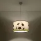 Sollux Football C 40 fehér-fekete gyerek függesztett lámpa (SOL-SL.1429) E27 1 izzós IP20