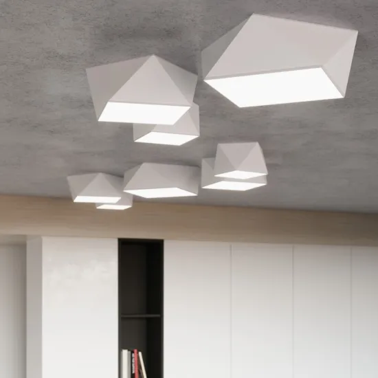 Sollux Hexa 25 fehér mennyezeti lámpa (SOL-SL.0686) E27 1 izzós IP20