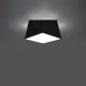 Sollux Hexa 25 fekete mennyezeti lámpa (SOL-SL.0687) E27 1 izzós IP20