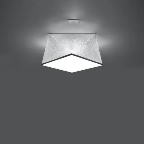 Sollux Hexa 25 ezüst mennyezeti lámpa (SOL-SL.0688) E27 1 izzós IP20