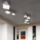 Sollux Hexa 25 ezüst mennyezeti lámpa (SOL-SL.0688) E27 1 izzós IP20