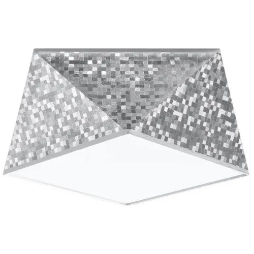 Sollux Hexa 25 ezüst mennyezeti lámpa (SOL-SL.0688) E27 1 izzós IP20