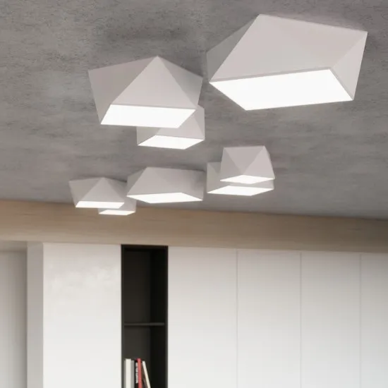Sollux Hexa 35 fehér mennyezeti lámpa (SOL-SL.0689) E27 2 izzós IP20