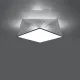 Sollux Hexa 35 ezüst mennyezeti lámpa (SOL-SL.0691) E27 2 izzós IP20