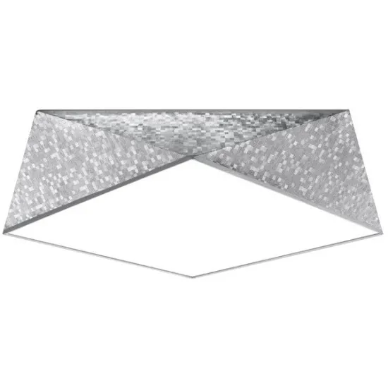 Sollux Hexa 45 ezüst mennyezeti lámpa (SOL-SL.0694) E27 3 izzós IP20